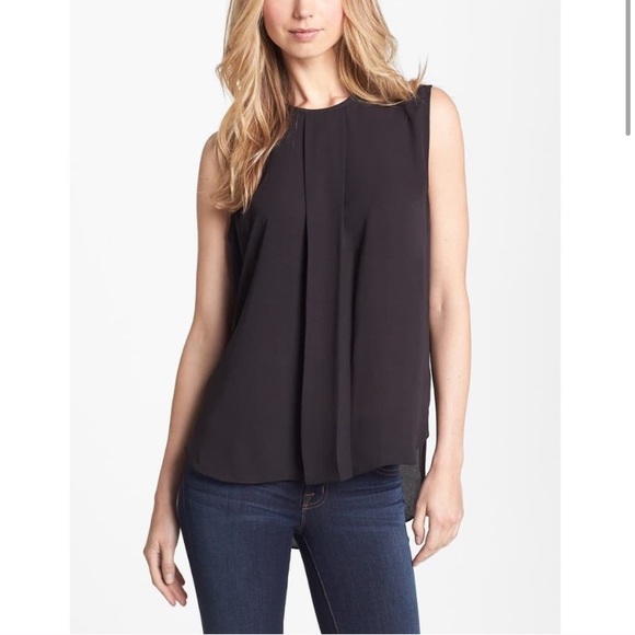 Vince Camuto black blouse - Picture 1 of 4